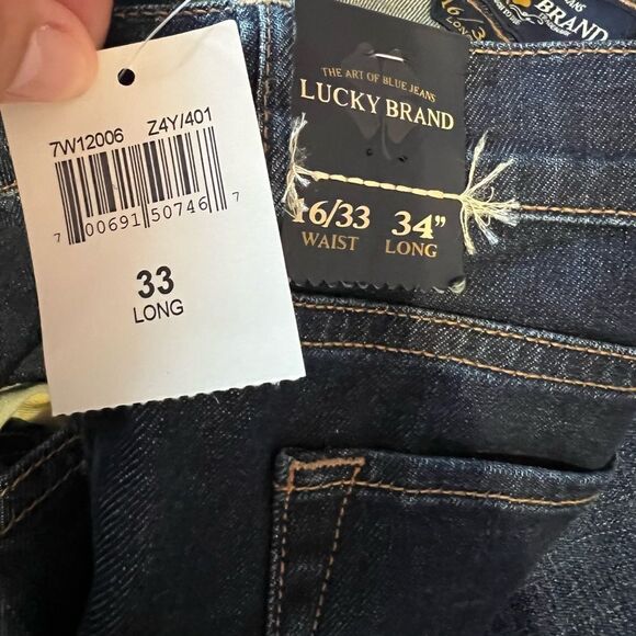 New! Lucky Brand Sweet N’ Low Bootcut High-Rise Blue Women Jeans Sz 16/33 Long - Picture 10 of 12